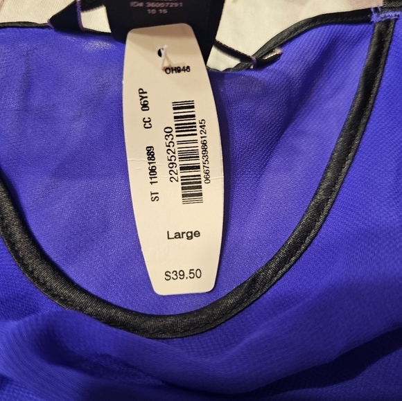 Vintage Victoria's Secret babydoll 2pc Set size L - Picture 4 of 10